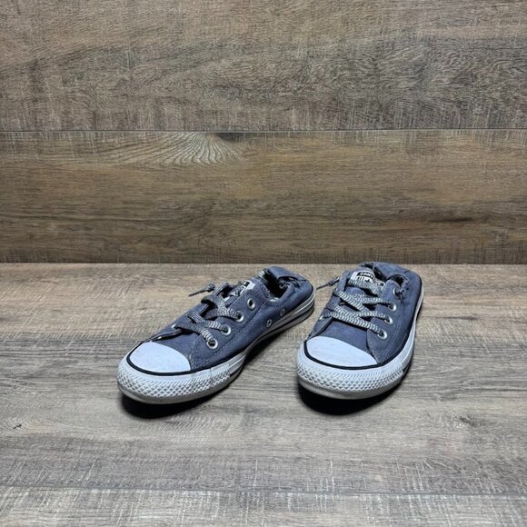 Converse Shoreline Gray Canvas Sneakers Women's Size 8 - Picture 1 of 7